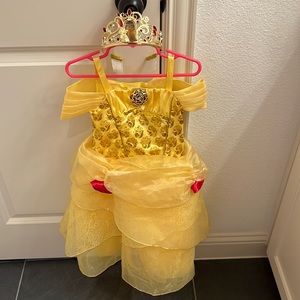 Belle castle collection dress with tiara